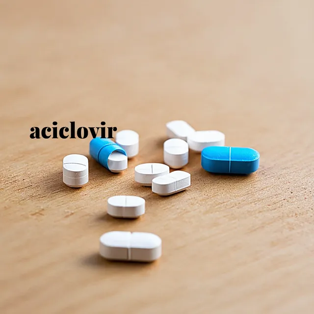 Aciclovir es venta libre